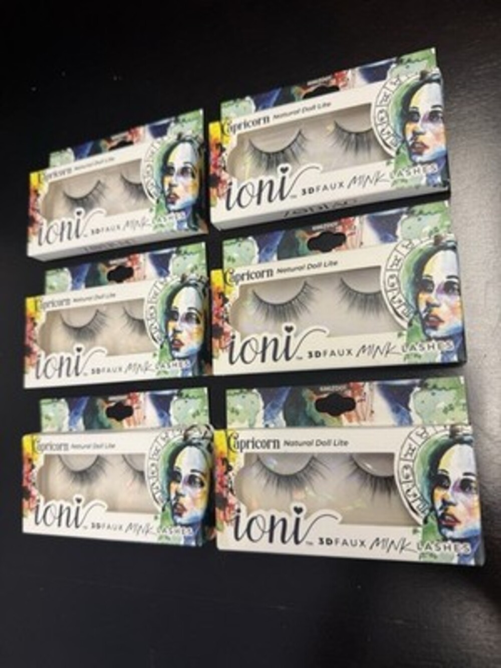 Ioni ZODIAC Faux Mink Lashes Capricorn Natural Doll Lite 5 Pack 686ZD01